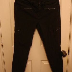 Army Grey Zipper Jeans